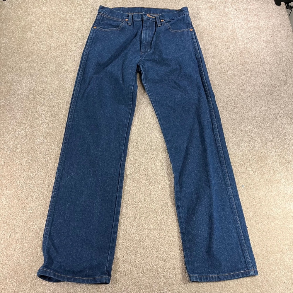 Wrangler Cowboy Cut‎ Jeans Mens 29x32 Blue Straight Leg Denim Western